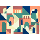 Architopie Vivid Mural by Coordonné