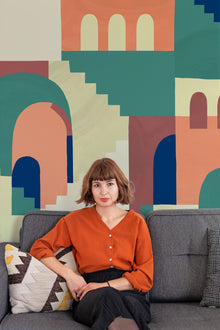 Architopie Vivid Mural by Coordonné