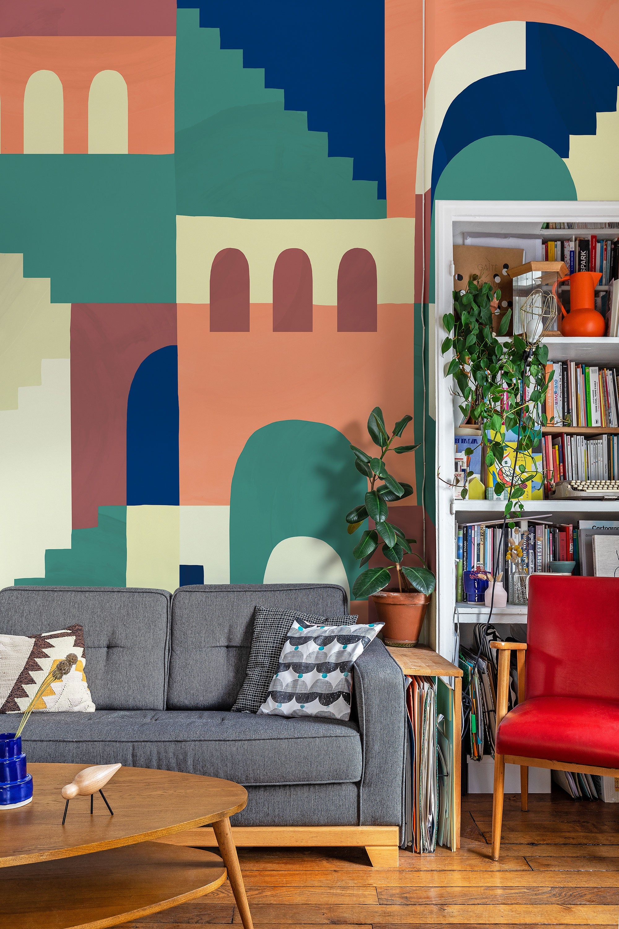 Architopie Vivid Mural by Coordonné