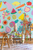Sabor Mediterráneo Tropical sea Mural by Coordonné