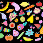 Sabor Mediterráneo Tropical night Mural by Coordonné