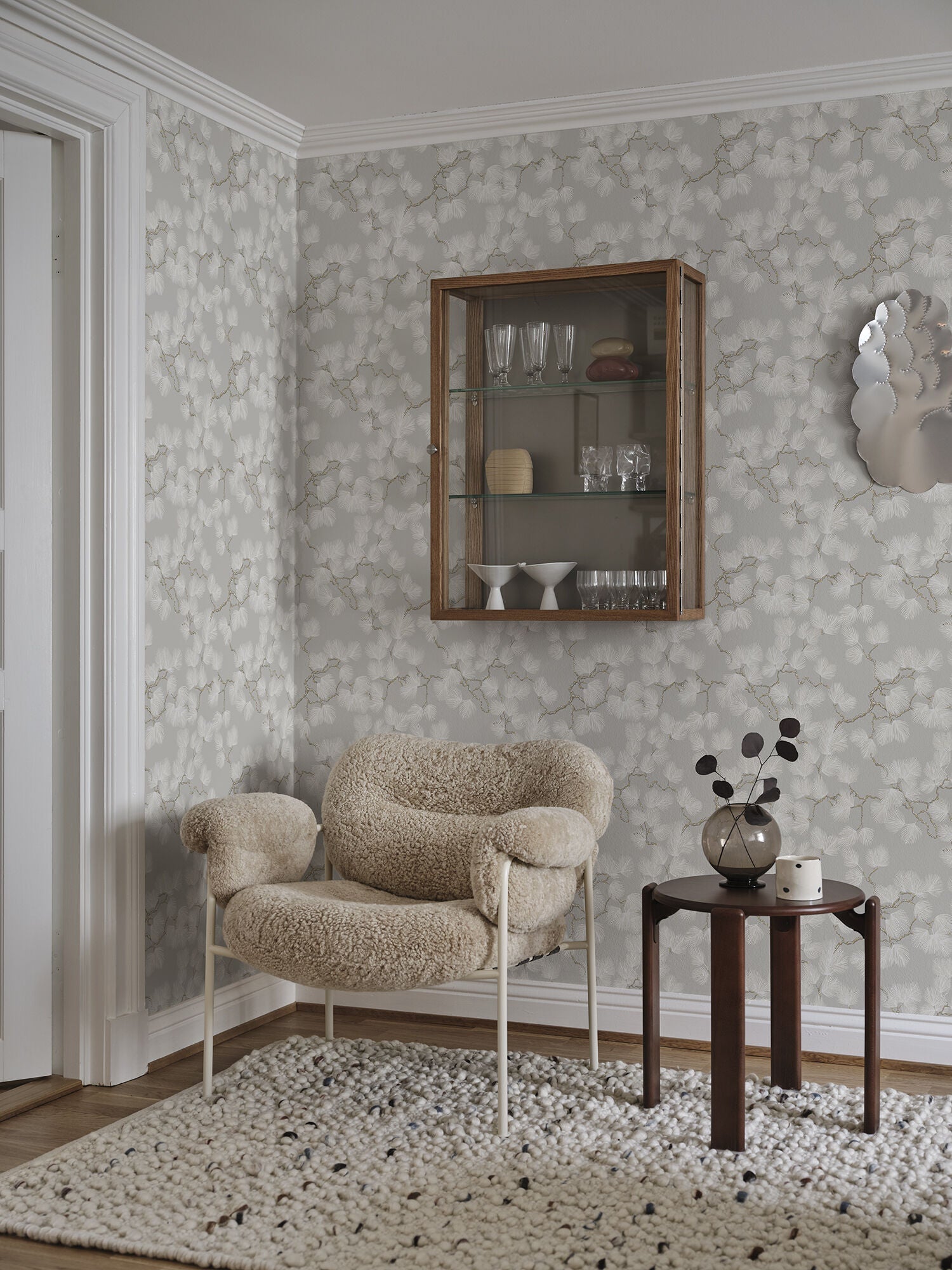 804-21 Gray Pine Mons Klint Wallpaper by Sandberg
