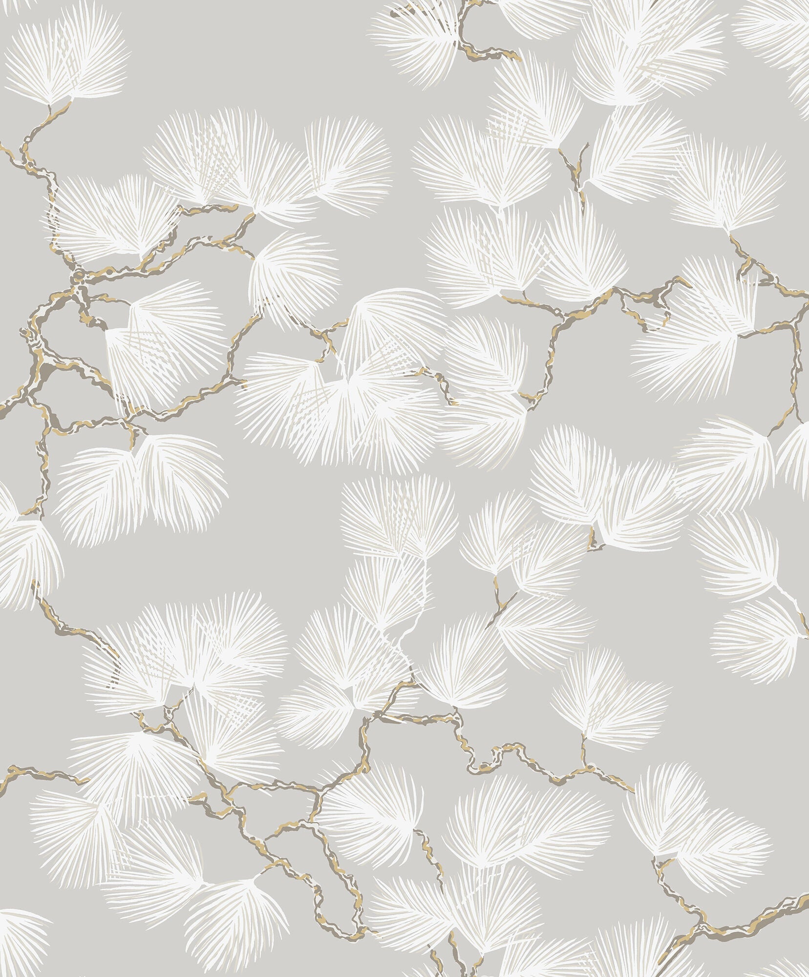 804-21 Gray Pine Mons Klint Wallpaper by Sandberg