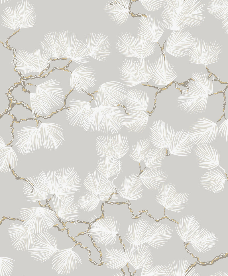 804-21 Gray Pine Mons Klint Wallpaper by Sandberg