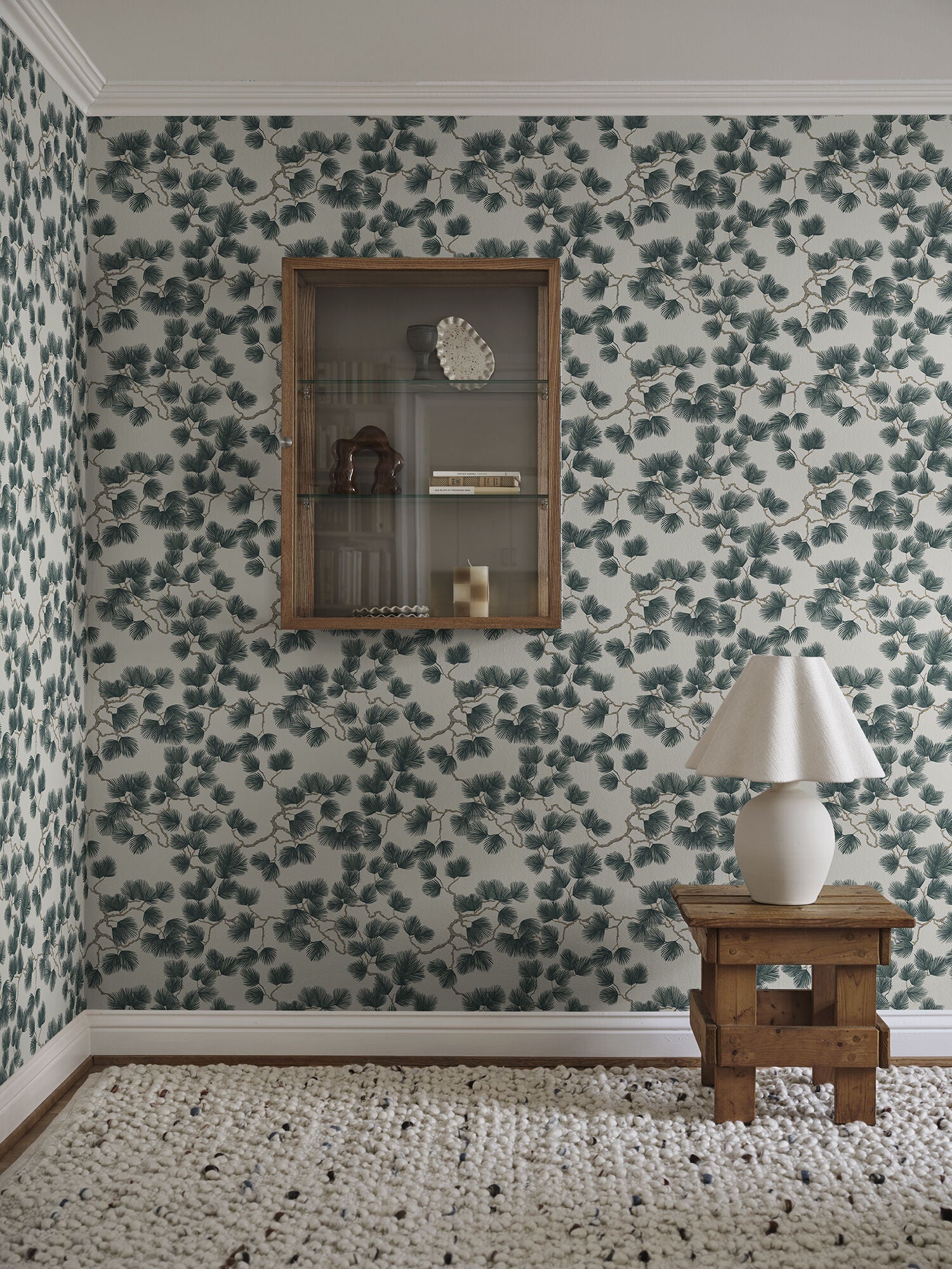804-78 Green Pine Mons Klint Wallpaper by Sandberg