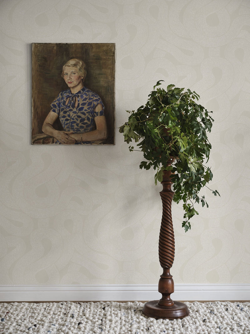 805-21 Gray Zen Mons Klint Wallpaper by Sandberg