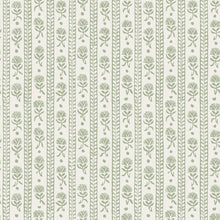 8051 Nejlikerand Light Green Anno II Wallpaper by Boråstapeter