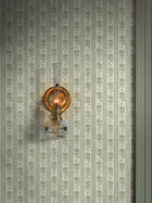 8051 Nejlikerand Light Green Anno II Wallpaper by Boråstapeter