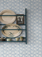 8052 Nejlikerand Light Blue Anno II Wallpaper by Boråstapeter