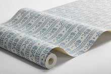 8052 Nejlikerand Light Blue Anno II Wallpaper by Boråstapeter