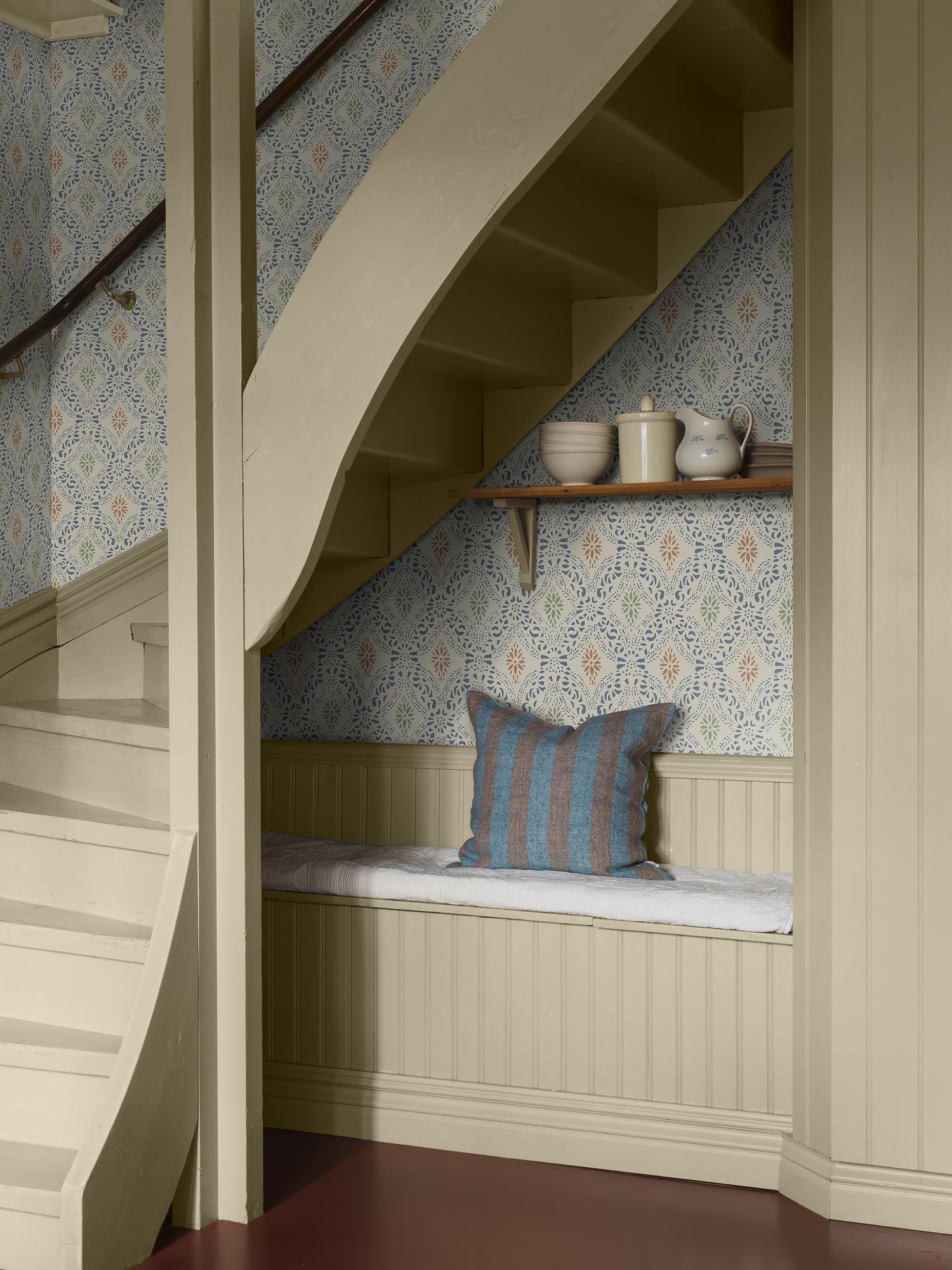 8054 Kvarnholmen Light Blue Anno II Wallpaper by Boråstapeter
