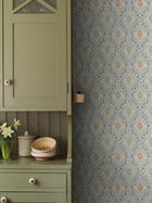 8054 Kvarnholmen Light Blue Anno II Wallpaper by Boråstapeter
