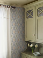 8054 Kvarnholmen Light Blue Anno II Wallpaper by Boråstapeter