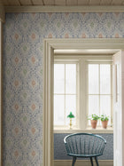 8054 Kvarnholmen Light Blue Anno II Wallpaper by Boråstapeter