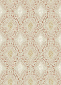 Kvarnholmen Light Red Anno II Wallpaper by Boråstapeter