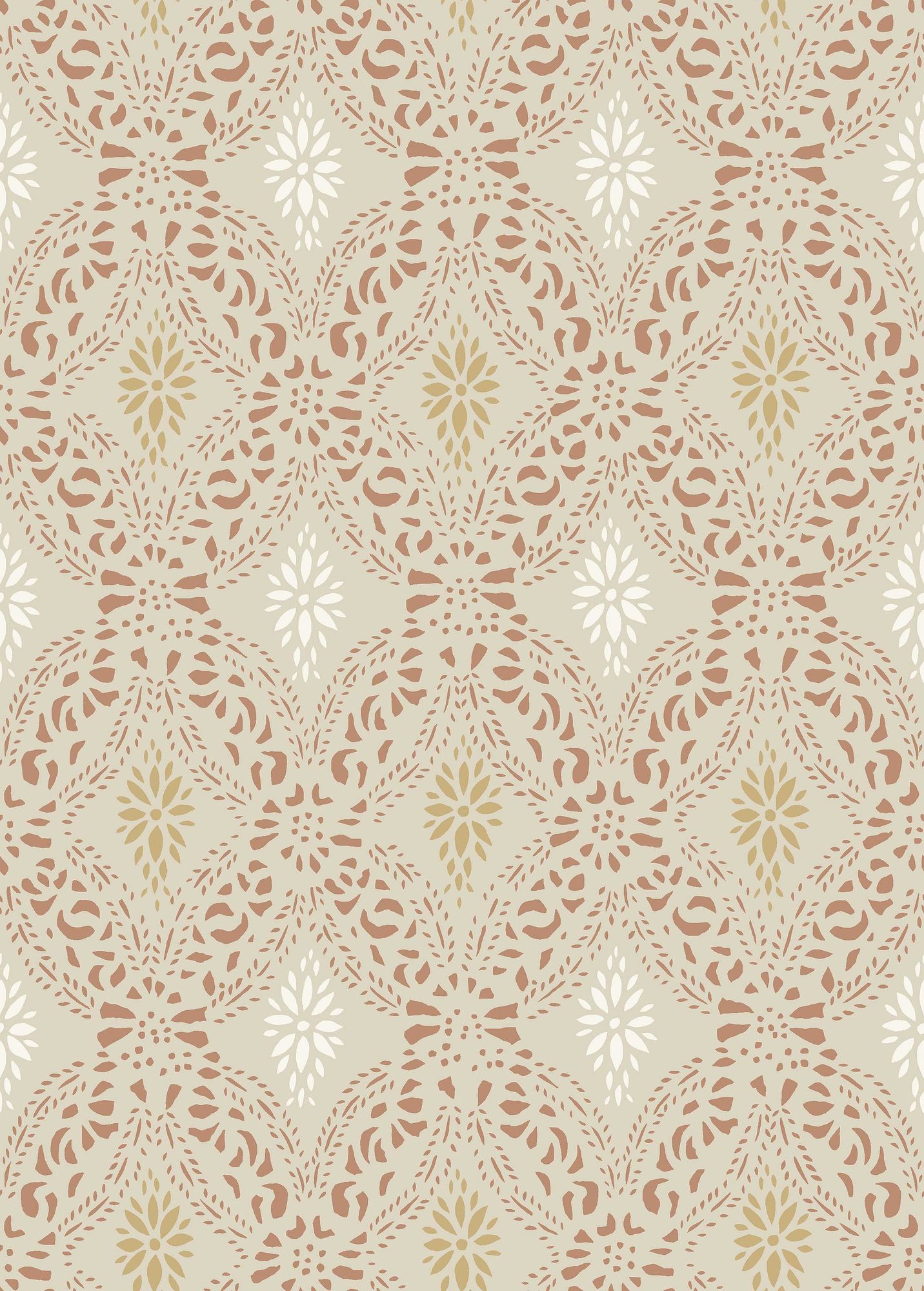 8055 Kvarnholmen Light Red Anno II Wallpaper by Boråstapeter