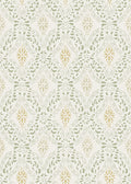 Kvarnholmen Light Green Anno II Wallpaper by Boråstapeter