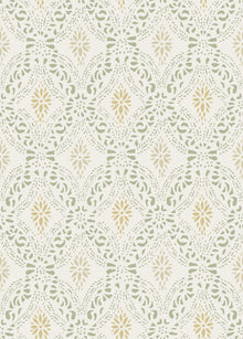 8056 Kvarnholmen Light Green Anno II Wallpaper by Boråstapeter