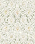 8056 Kvarnholmen Light Green Anno II Wallpaper by Boråstapeter