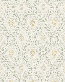 8056 Kvarnholmen Light Green Anno II Wallpaper by Boråstapeter