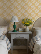 8057 Tengbergska Light Yellow Anno II Wallpaper by Boråstapeter