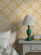 8057 Tengbergska Light Yellow Anno II Wallpaper by Boråstapeter