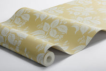 8057 Tengbergska Light Yellow Anno II Wallpaper by Boråstapeter