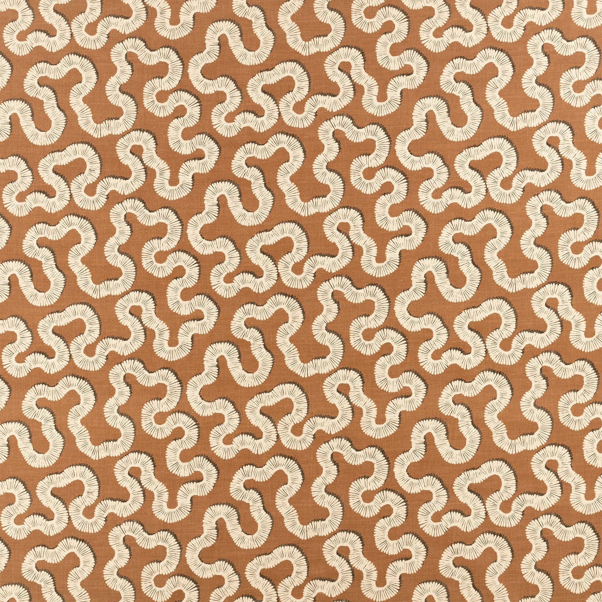 Kezia Aubin Copper Fabric by Romo