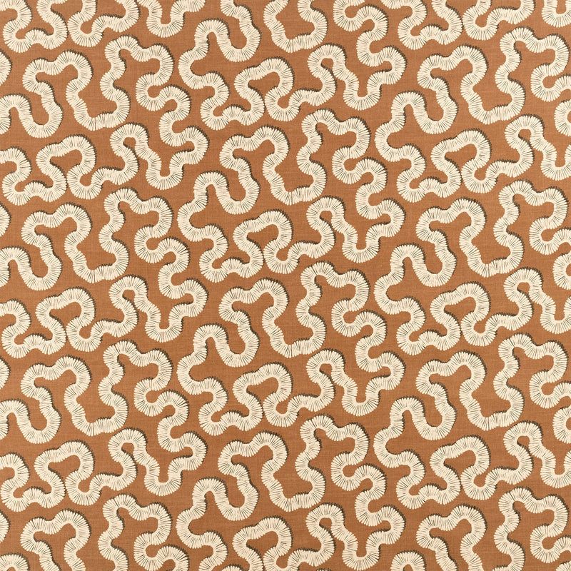 Kezia Aubin Copper Fabric by Romo
