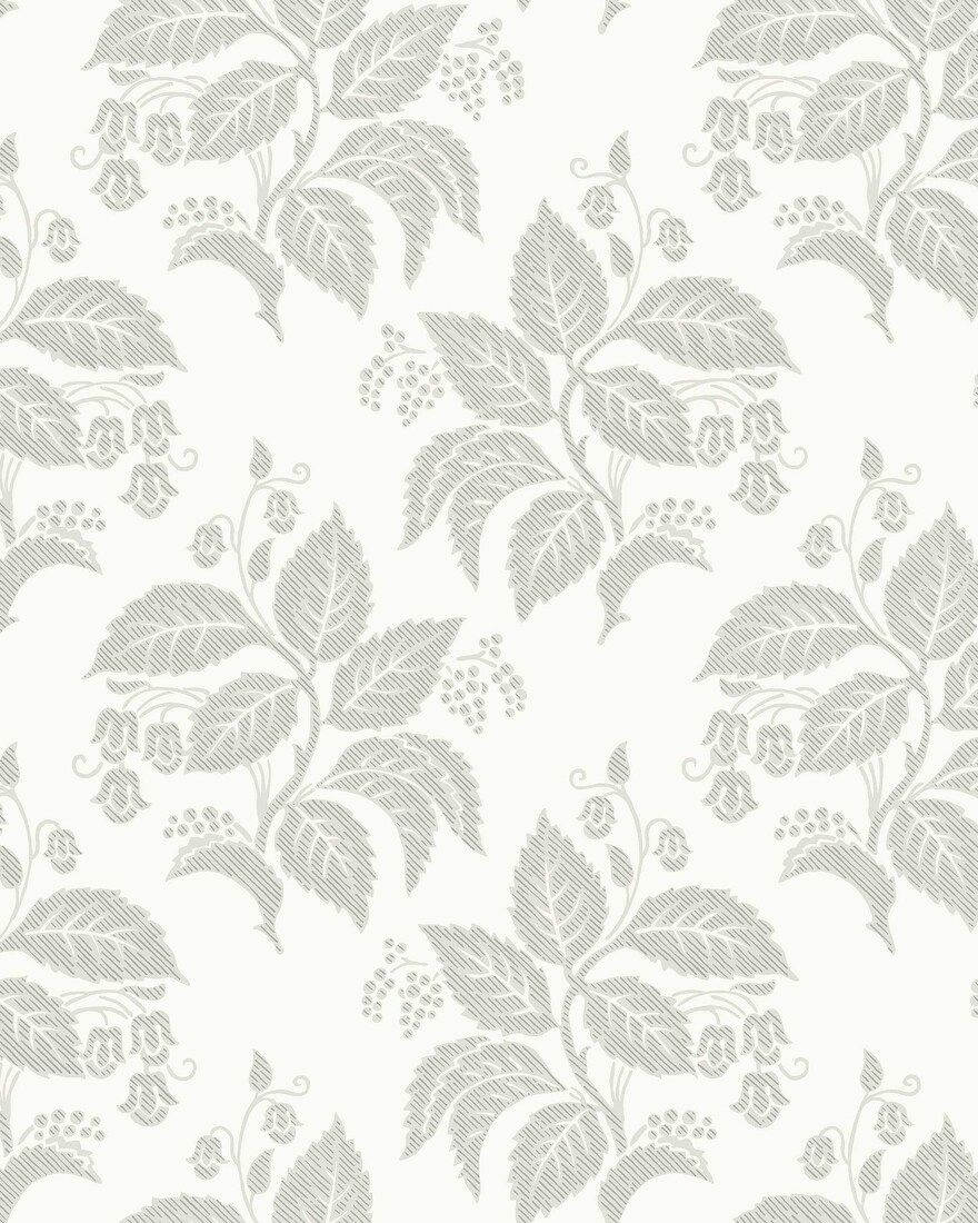 8058 Tengbergska Light Grey Anno II Wallpaper by Boråstapeter