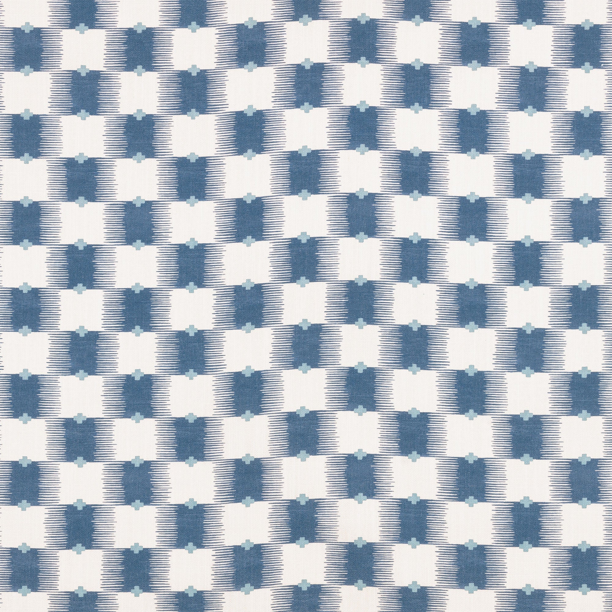 Ziri Aubin Buxton Blue Fabric by Romo