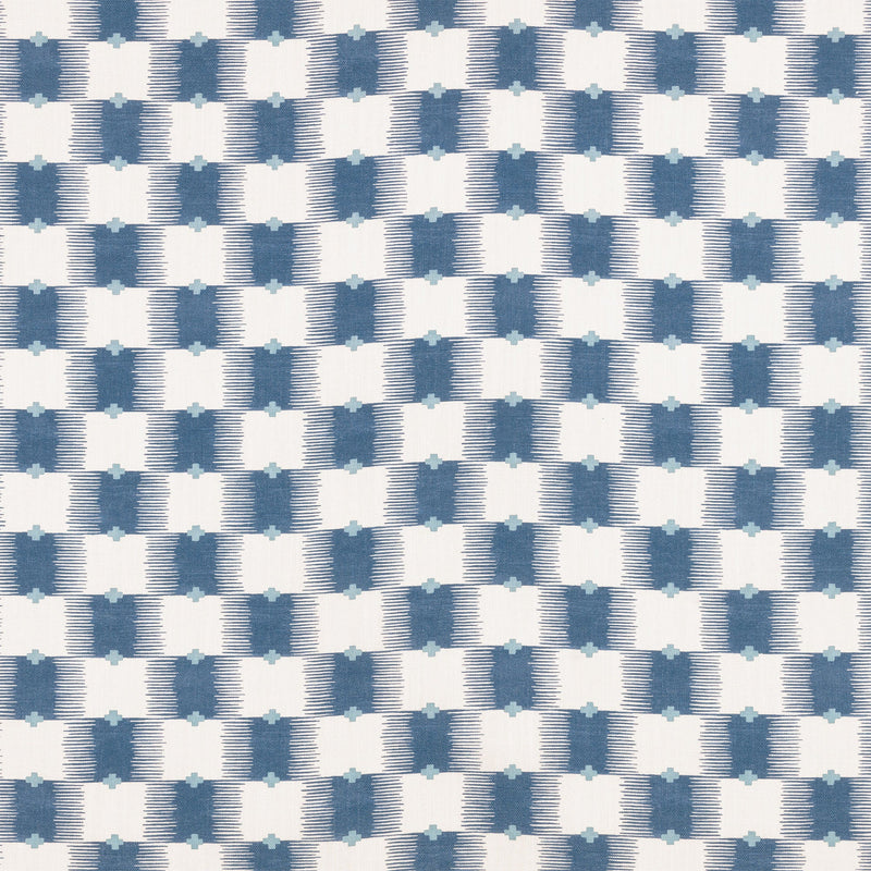 Ziri Aubin Buxton Blue Fabric by Romo