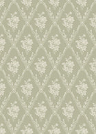 8059 Västigårn Light Green Anno II Wallpaper by Boråstapeter