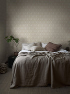 8061 Västigårn Light Beige Anno II Wallpaper by Boråstapeter