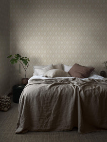 8061 Västigårn Light Beige Anno II Wallpaper by Boråstapeter