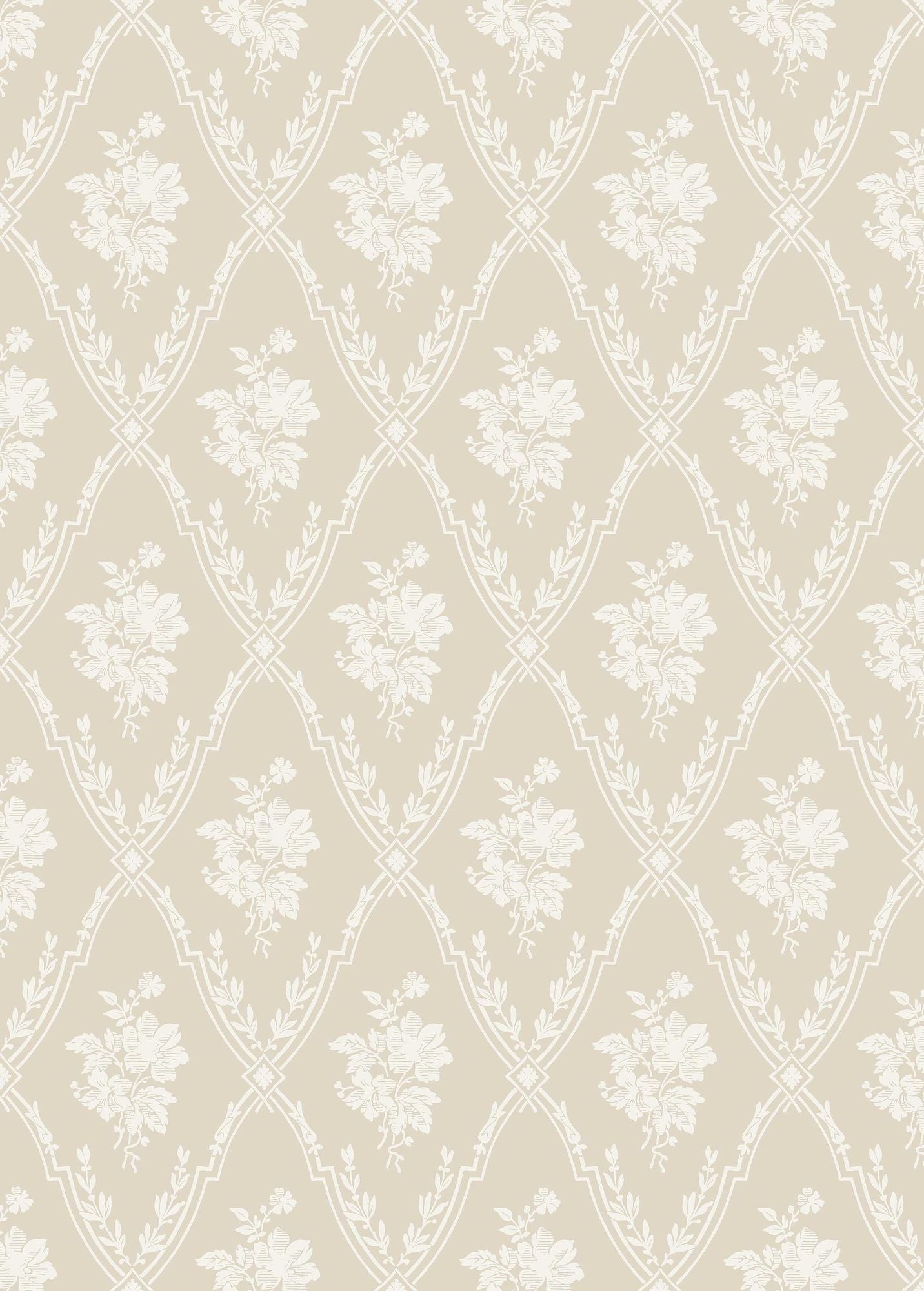 8061 Västigårn Light Beige Anno II Wallpaper by Boråstapeter