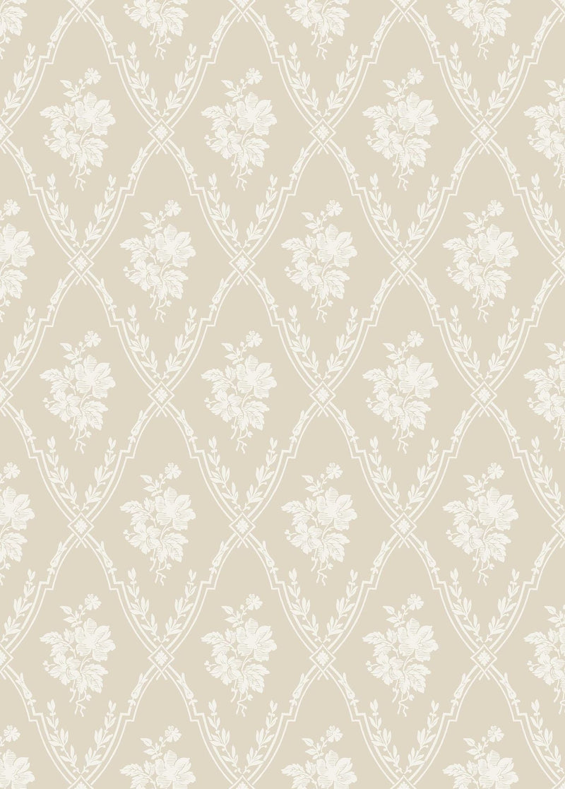 8061 Västigårn Light Beige Anno II Wallpaper by Boråstapeter