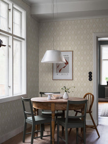 8061 Västigårn Light Beige Anno II Wallpaper by Boråstapeter