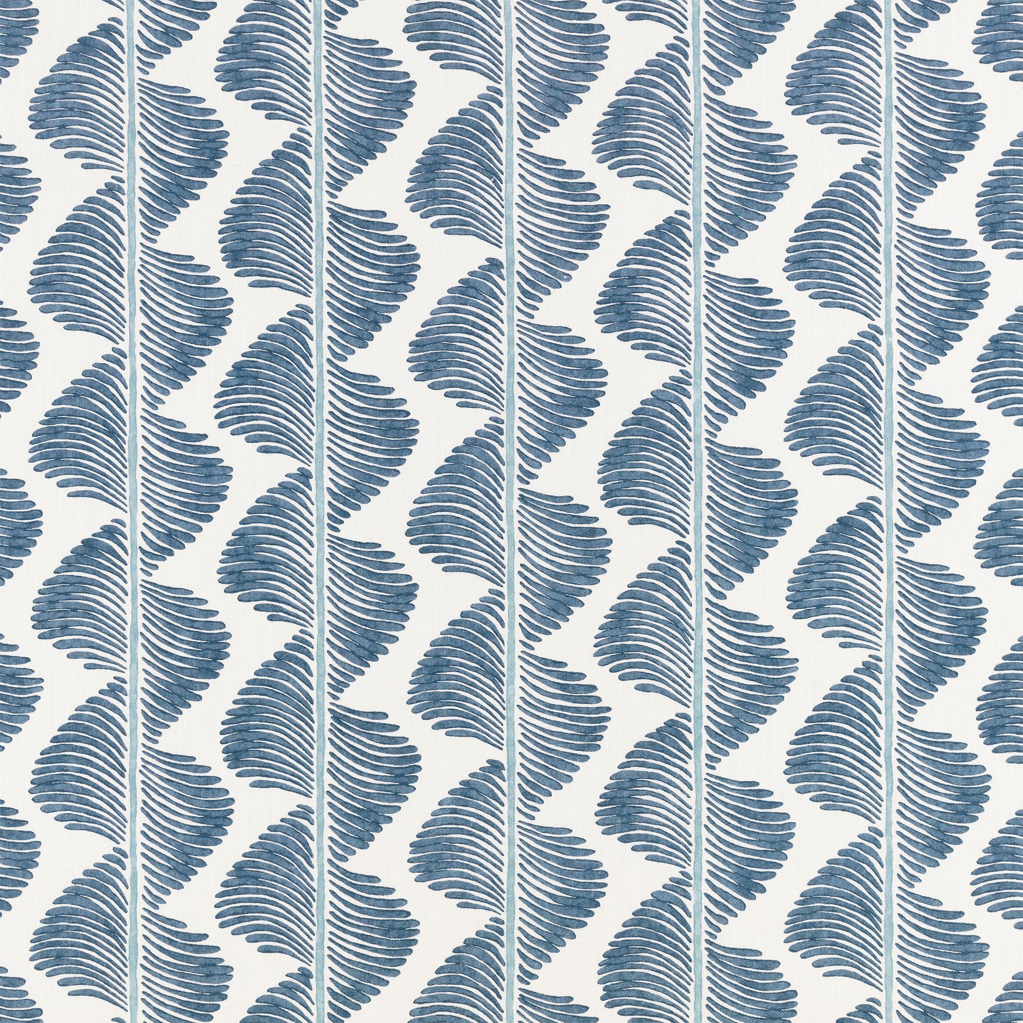 Aubin Buxton Blue Fabric by Romo