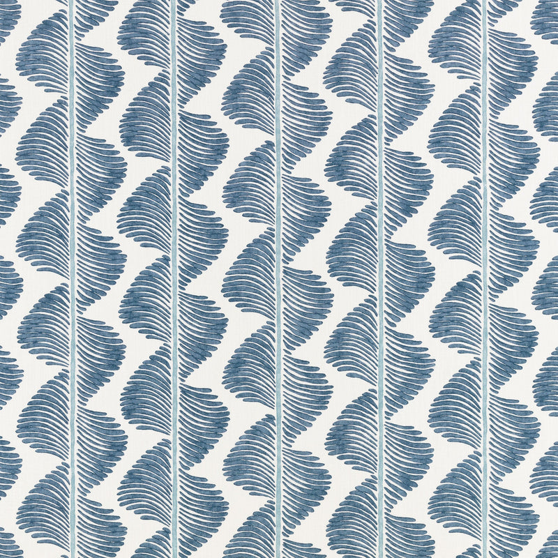 Aubin Buxton Blue Fabric by Romo