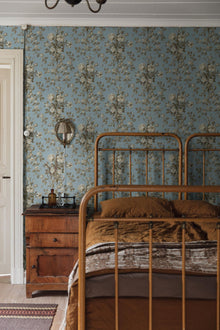 8062 Tullgarn Light Blue Anno II Wallpaper by Boråstapeter