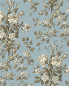 8062 Tullgarn Light Blue Anno II Wallpaper by Boråstapeter