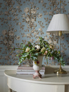 8062 Tullgarn Light Blue Anno II Wallpaper by Boråstapeter