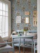 8062 Tullgarn Light Blue Anno II Wallpaper by Boråstapeter