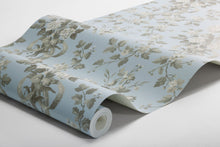 8062 Tullgarn Light Blue Anno II Wallpaper by Boråstapeter