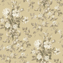 8063 Tullgarn Light Yellow Anno II Wallpaper by Boråstapeter