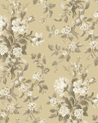 8063 Tullgarn Light Yellow Anno II Wallpaper by Boråstapeter