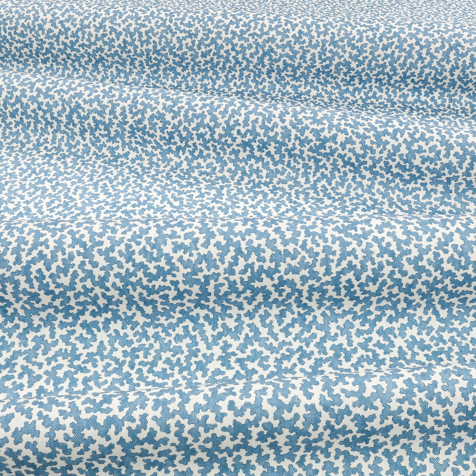 Junie Aubin Boathouse Blue Fabric by Romo
