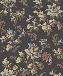 8064 Elvira Black Anno II Wallpaper by Boråstapeter