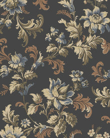 8064 Elvira Black Anno II Wallpaper by Boråstapeter